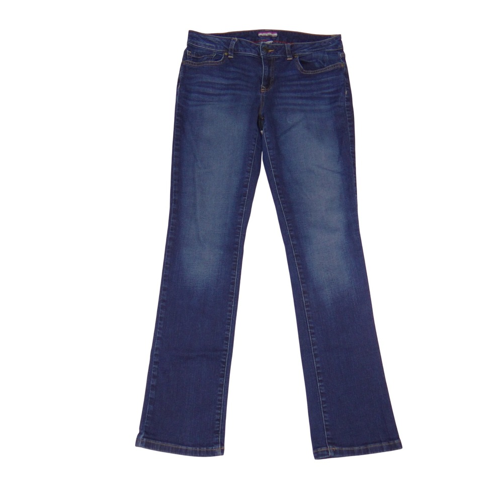 Tommy Hilfiger Womens Straight Leg Jeans Blue Medium Wash Stretch Size 10R 3625
